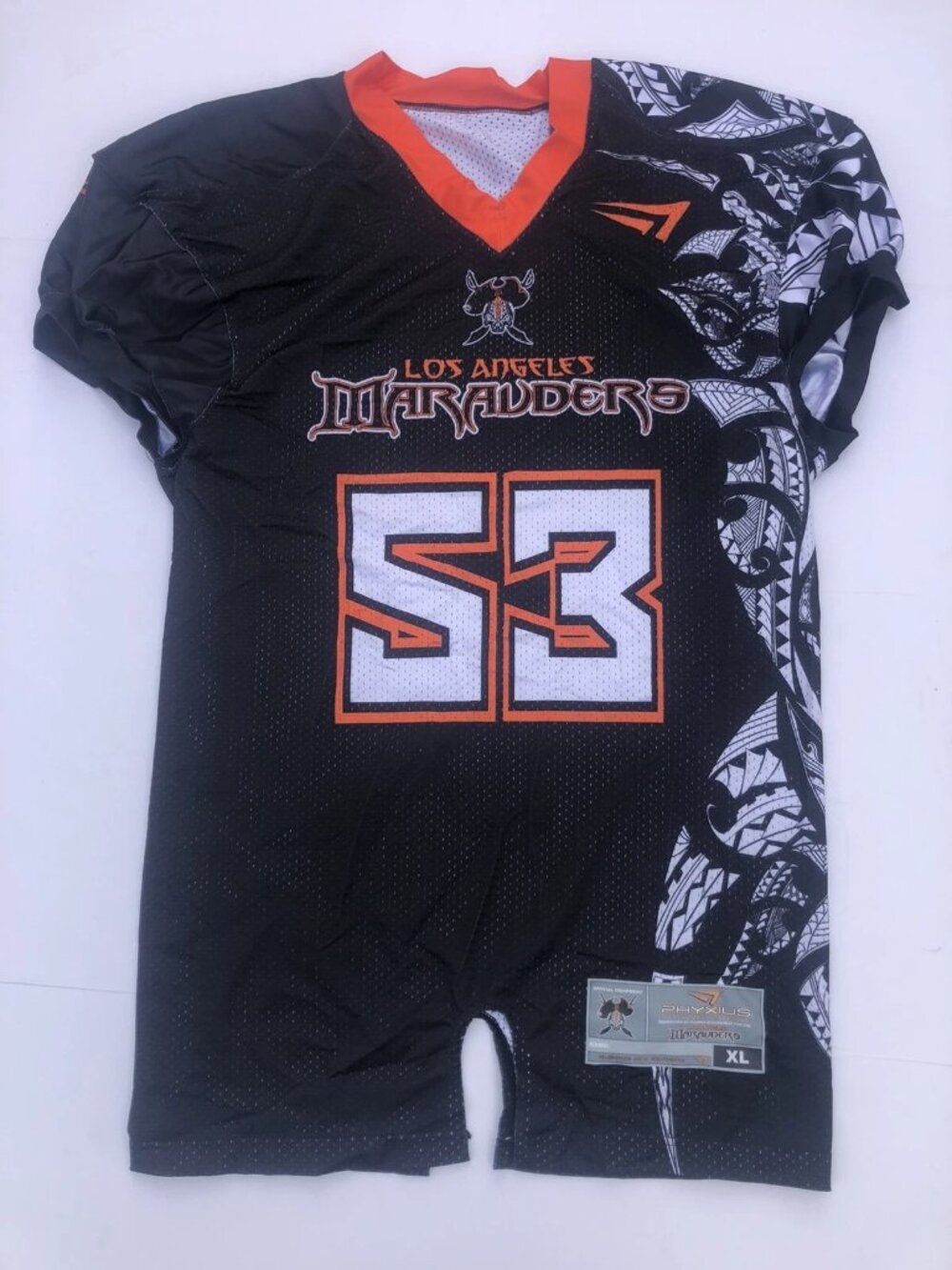 PSAFL Los Angeles Marauders Football Game Worn Jersey Sz XL